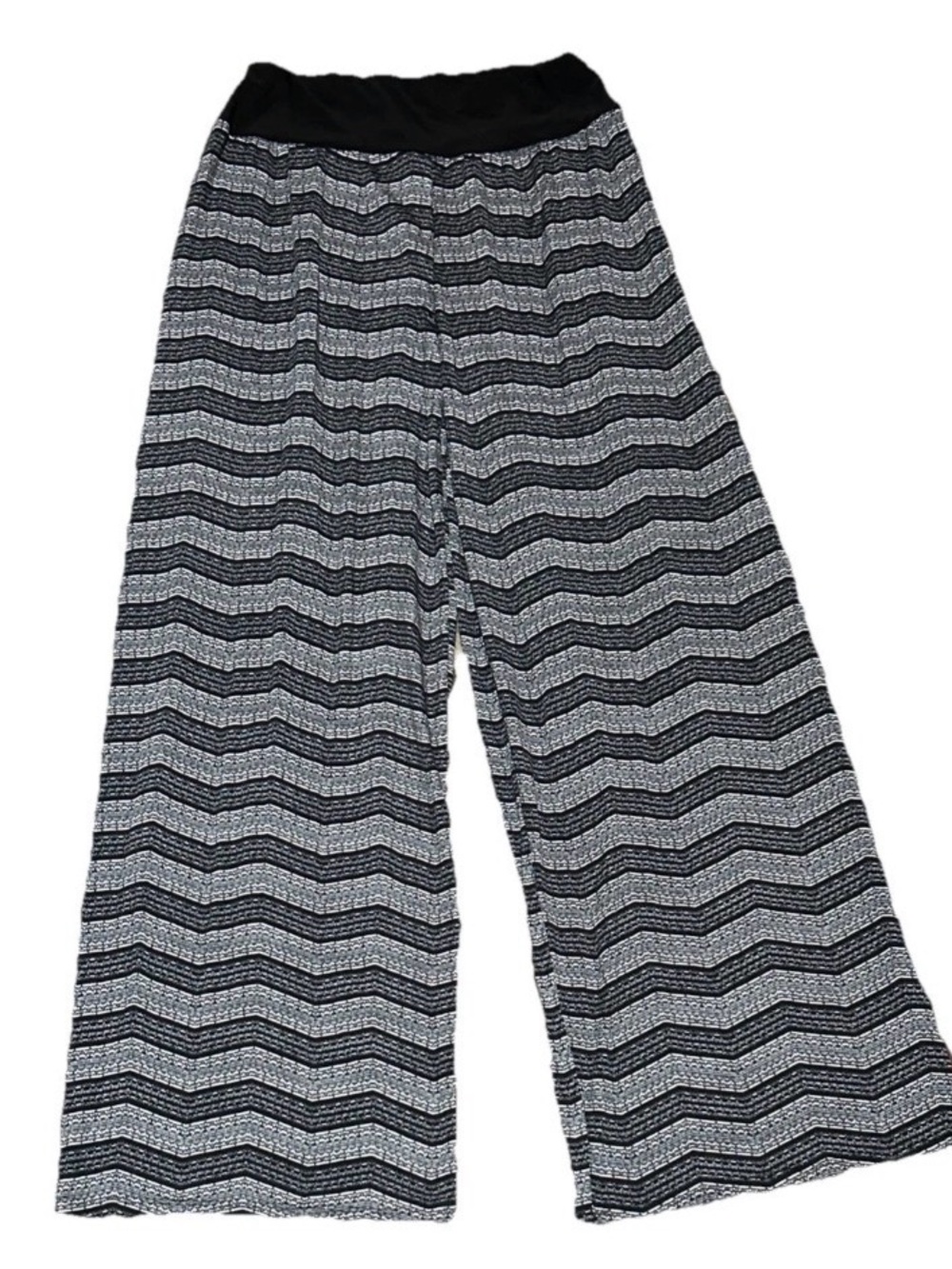 Ashley Blue Women's Size Small Flowy Lounge Pants Black in very good condition